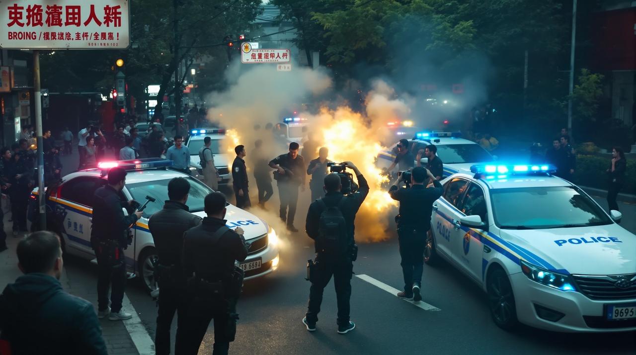 今日爆料在线 - 某剧组在拍摄地发生冲突，警方介入调查